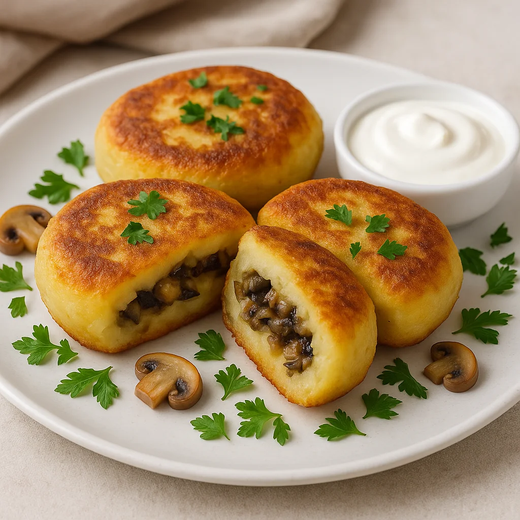 Картопляники с грибами