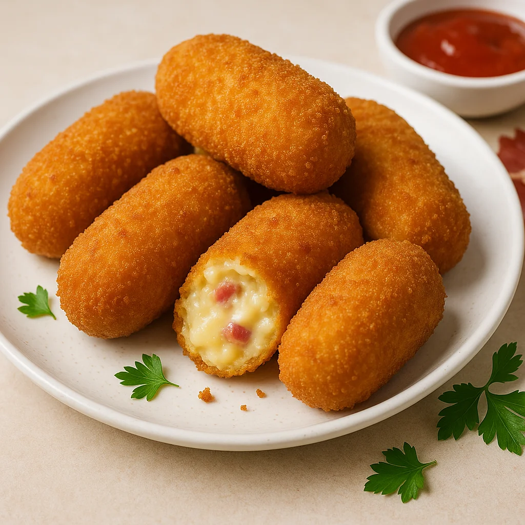 Крокеты с хамоном и сыром