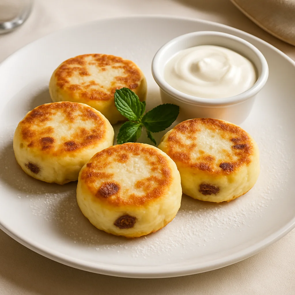 Сырники с изюмом