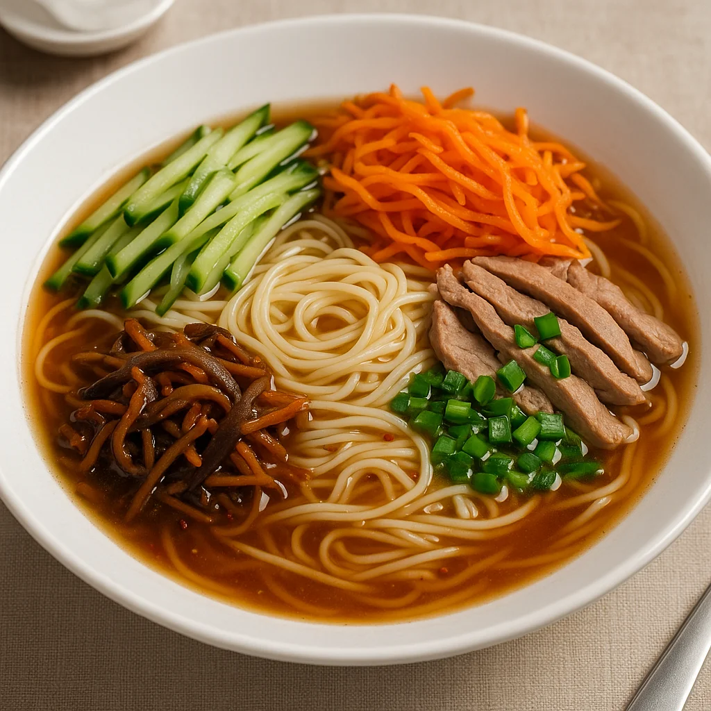 Кукси (корейский холодный суп)
