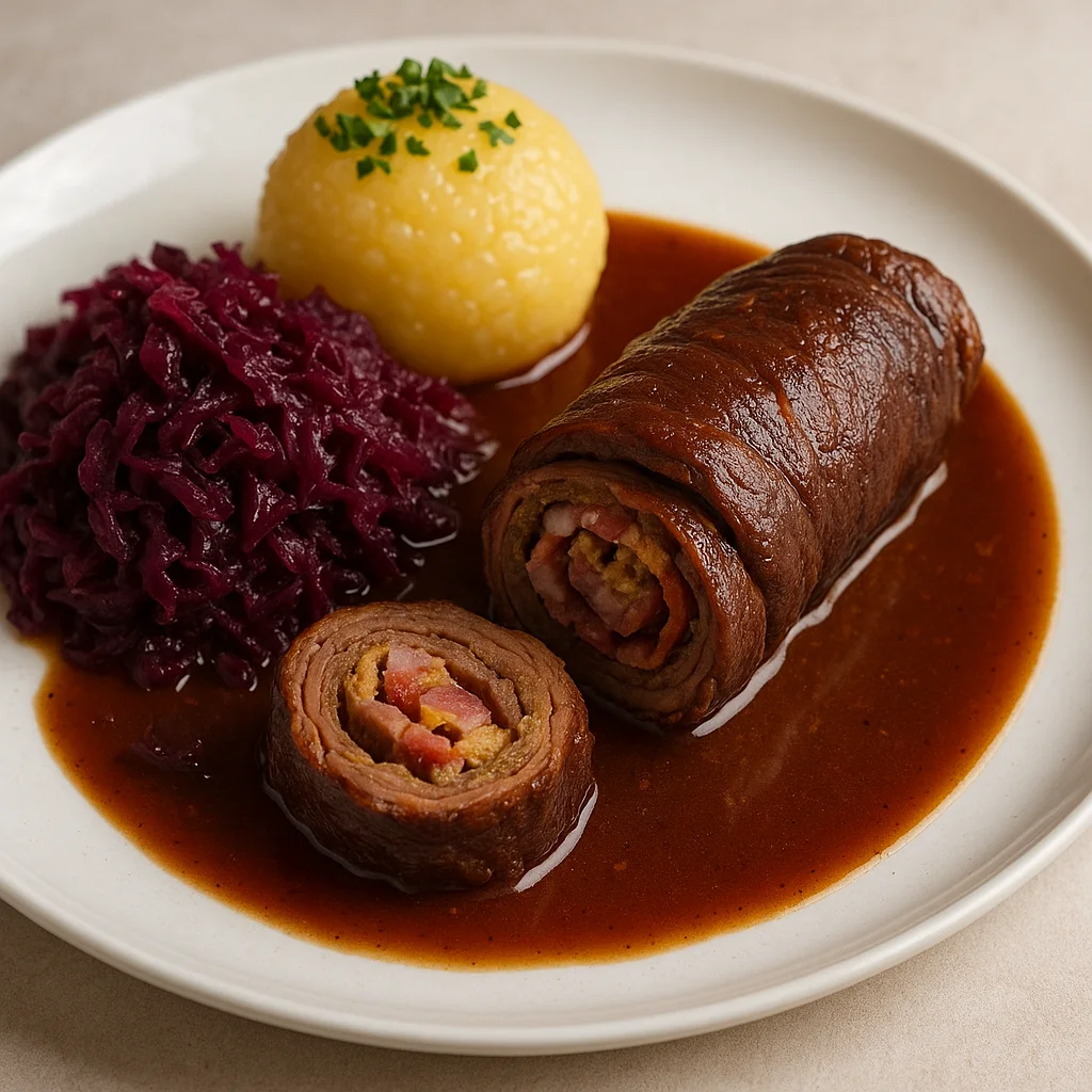 Ролладен с красной капустой