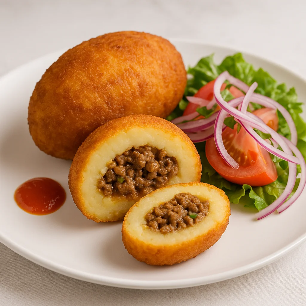 Папа реллена с мясом