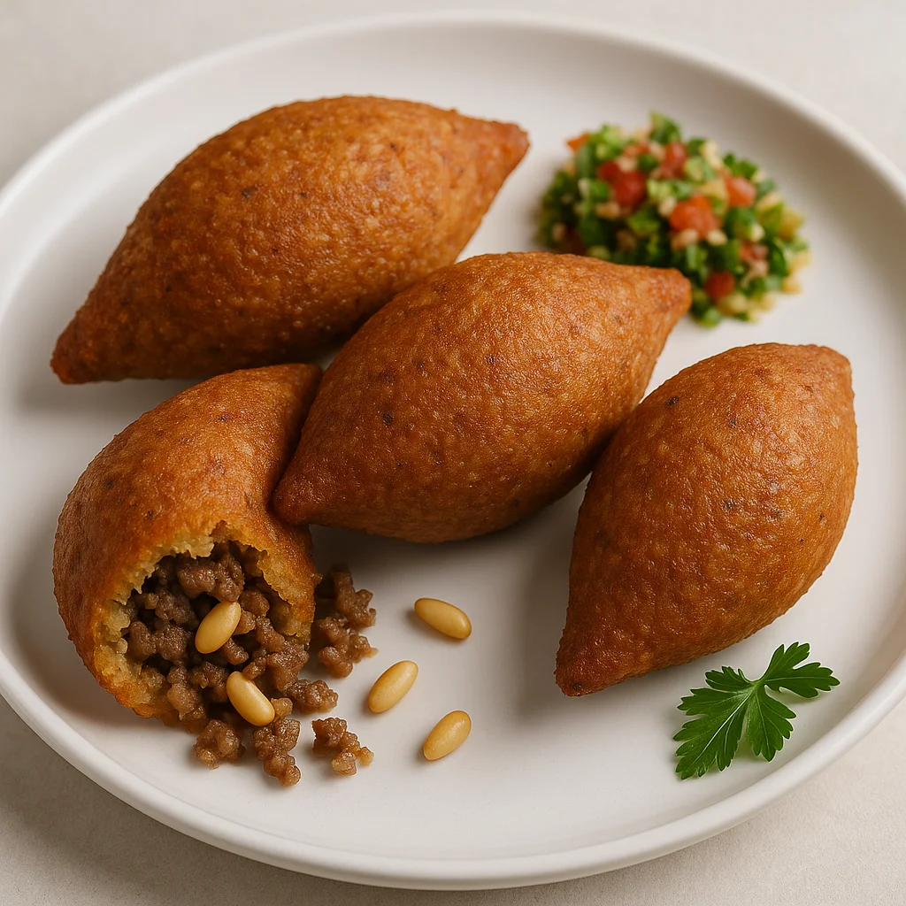 Кубе с мясом и кедровыми орешками