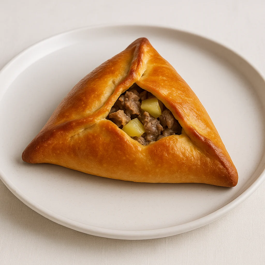 Эчпочмак с мясом и картофелем