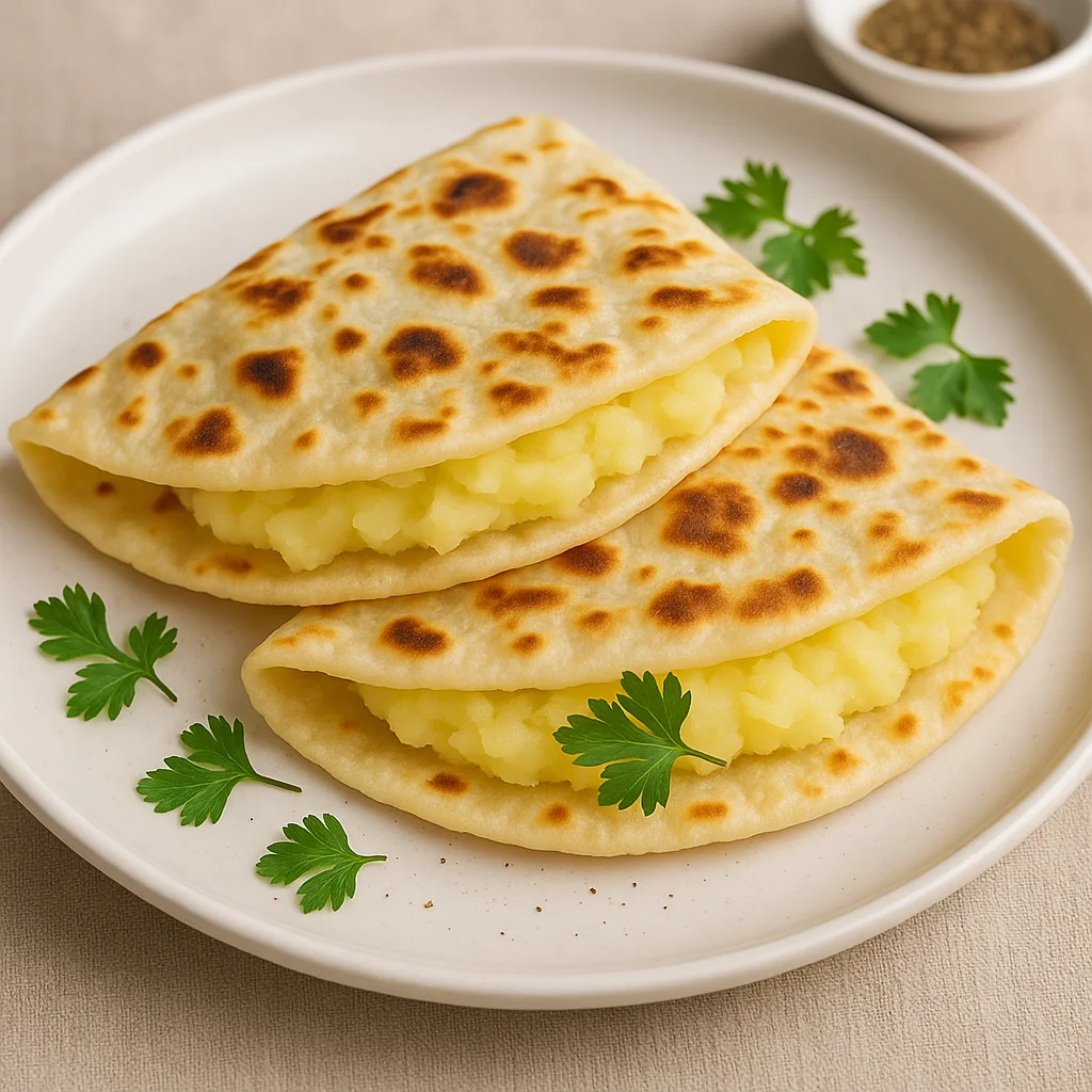 Кыстыбый с картофелем