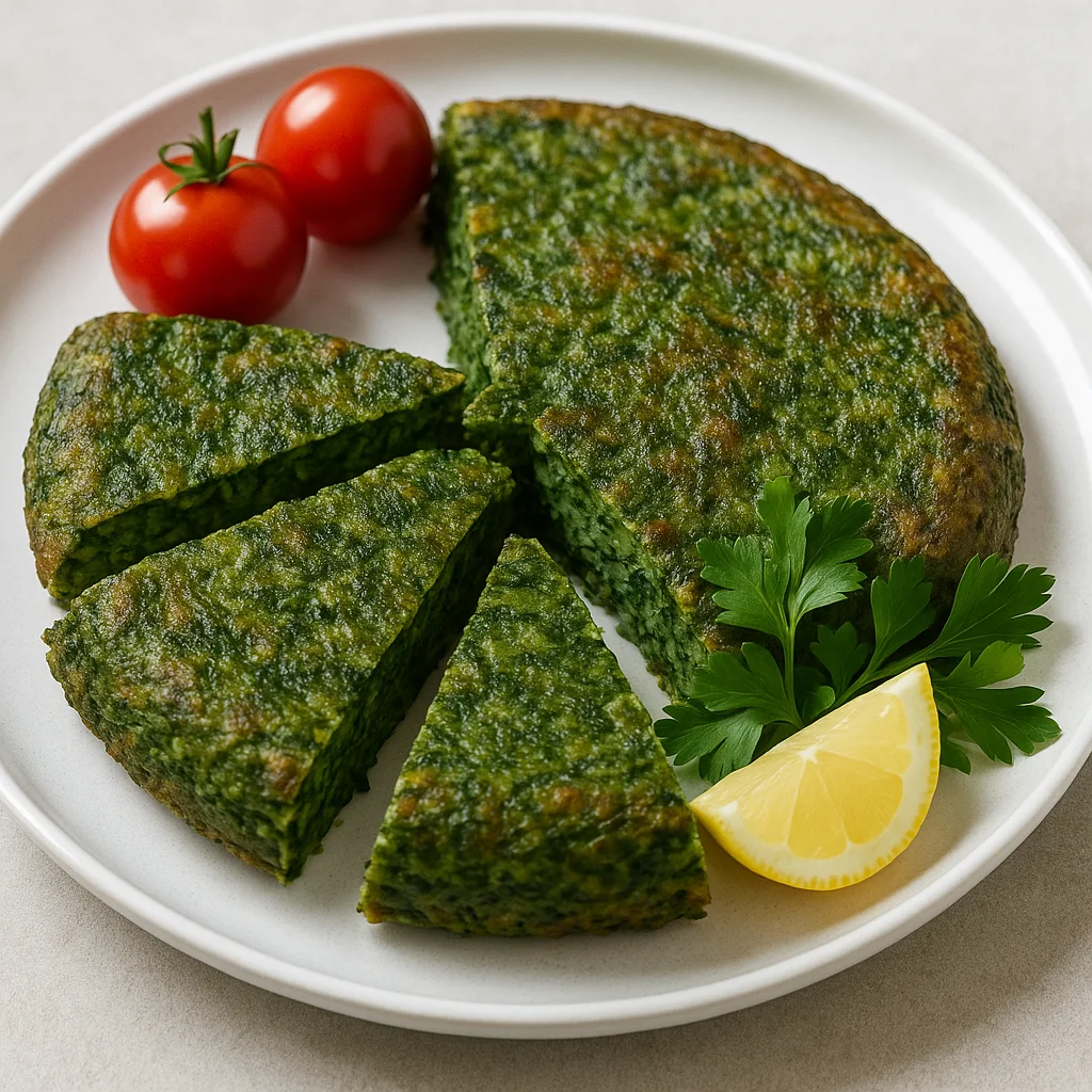 Кукуйе сабзи — иранский омлет с травами