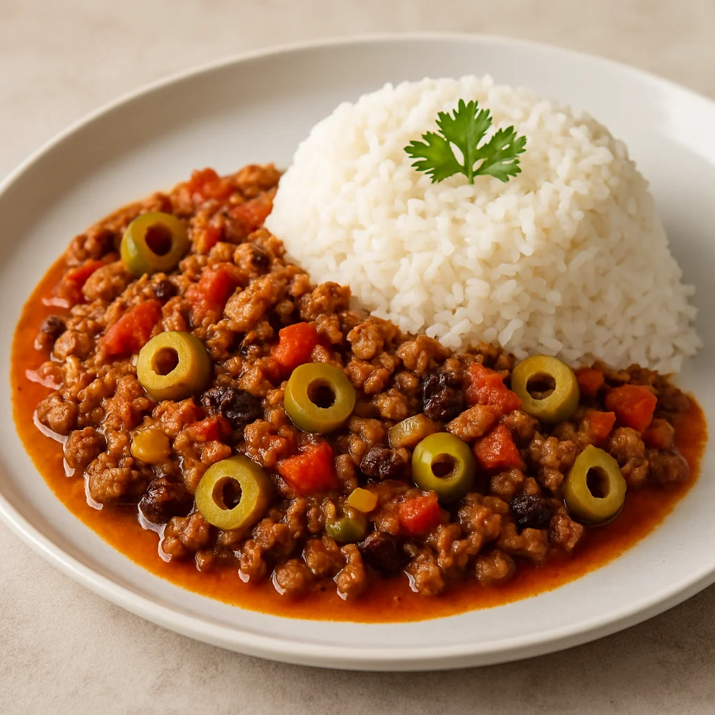 Пикадильо кубинское с рисом