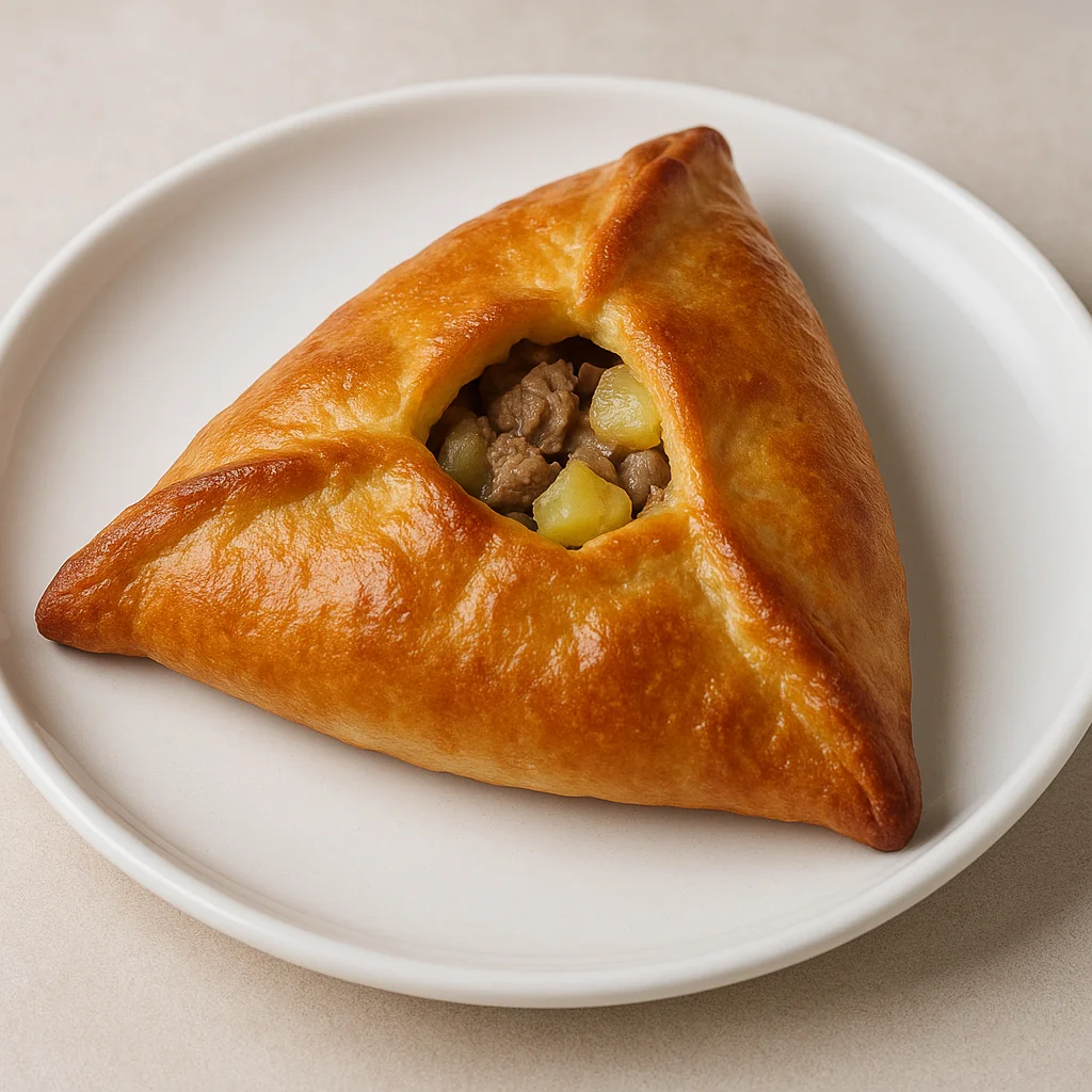 Эчпочмак с мясом и картофелем