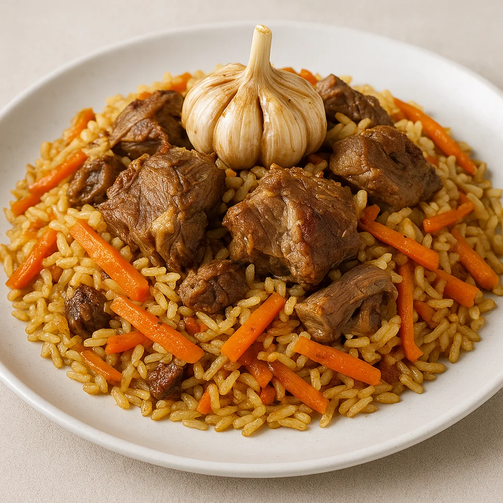 Плов туркменский с бараниной