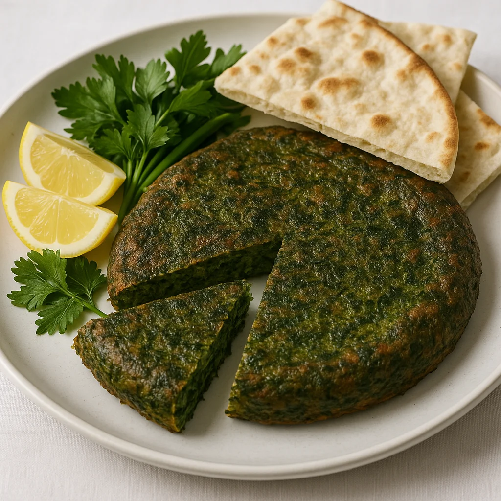 Кукуйе сабзи - иранский омлет с травами