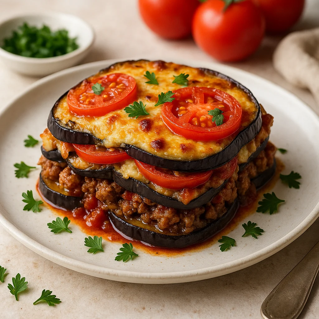 Мусака с баклажанами